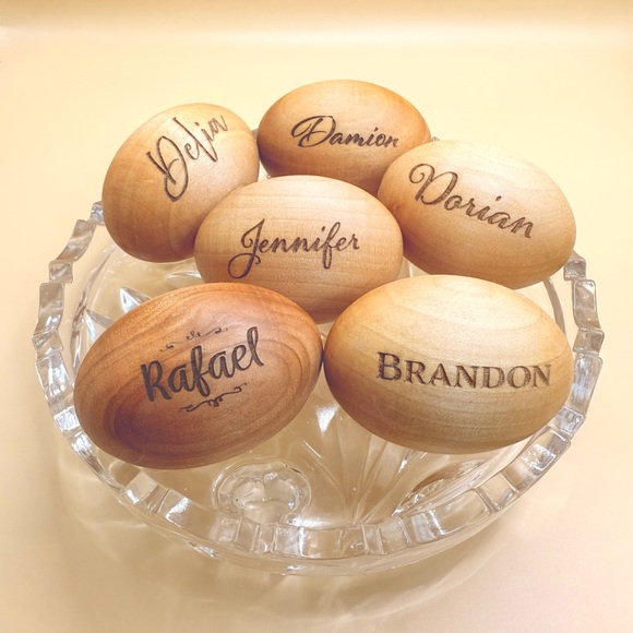 Personalized Wooden Eggs - Picture 13 of 16